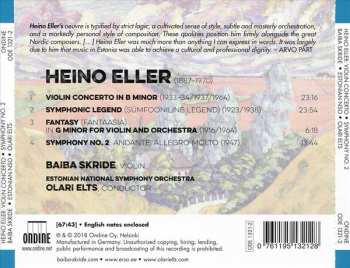 CD Estonian National Symphony Orchestra: Violin Concerto / Fantasy / Symphonic Legend / Symphony No. 2