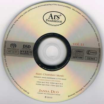 SACD Jansa Duo: Rare Chamber Music Vol. II – Grands Duos Concertants