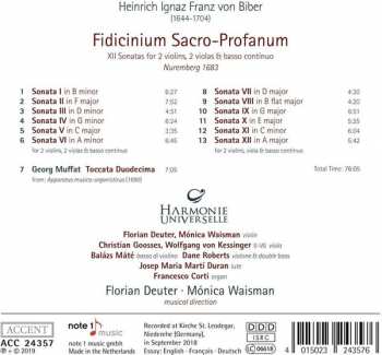CD Heinrich Ignaz Franz Biber: Fidicinium Sacro-Profanum