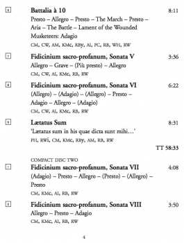 2CD Heinrich Ignaz Franz Biber: Sacro-Profanum