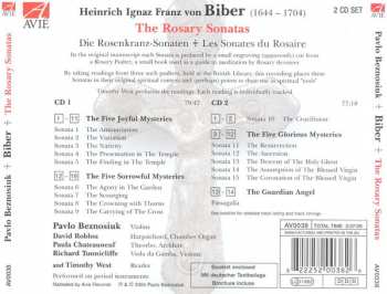 2CD Heinrich Ignaz Franz Biber: The Rosary Sonatas