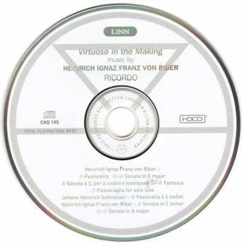 CD Heinrich Ignaz Franz Biber: Virtuoso In The Making (Music By Heinrich Ignaz Franz von Biber)