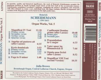 CD Heinrich Scheidemann: Organ Works Vol. 5