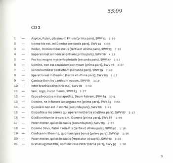 2CD Heinrich Schütz: Cantiones Sacrae