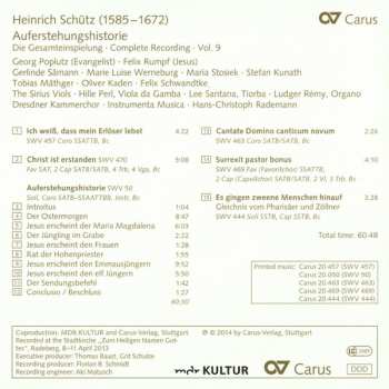 8CD/Doos Heinrich Schütz: Die Gesamteinspielung, Box II