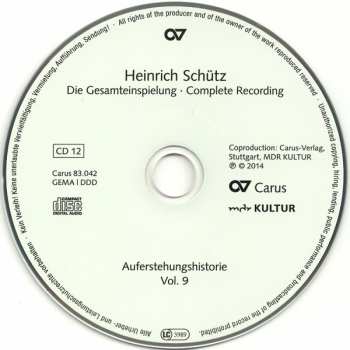 8CD/Doos Heinrich Schütz: Die Gesamteinspielung, Box II