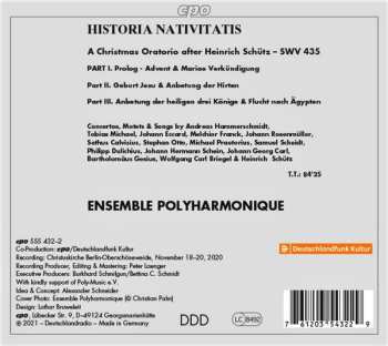 2CD Heinrich Schütz: Historia Nativitatis - Christmas Oratorio After SWV 435