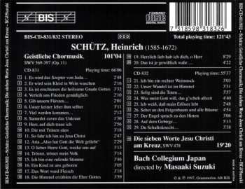2CD Heinrich Schütz: Geistliche Chormusik, Die Sieben Worte Jesu Christi Am Kreuz