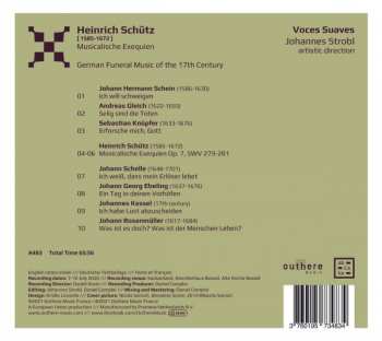 CD Heinrich Schütz: Musicalische Exequien - German Funeral Music Of The 17th Century