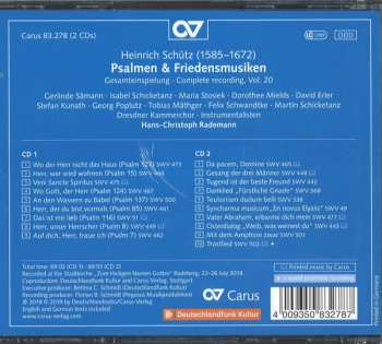 2CD/Doos Heinrich Schütz: Psalmen & Friedensmusiken