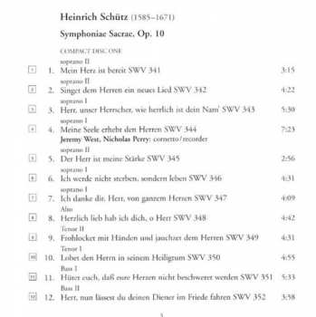 2CD Heinrich Schütz: Symphoniae Sacrae Op. 10
