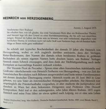 CD Anthony Goldstone: Heinrich Von Herzogenberg: Variations On A Theme Of Brahms And Other Works For Two Pianos, Piano Duet And Solo Piano