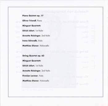 CD Heinrich Von Herzogenberg: Piano Quintet Op.17 - String Quartet Op.63