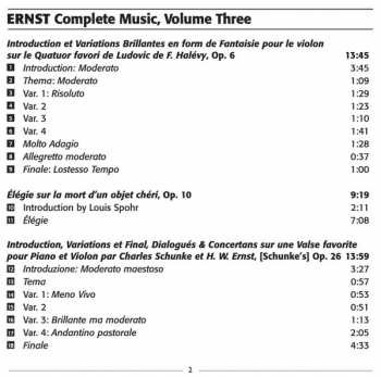 CD Ian Hobson: Complete Music, Volume Three