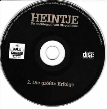3CD/Doos Heintje: De Nachtegaal Van Bleyerheide - Het Allerbeste, Die Größte Erfolge, The Best Of All