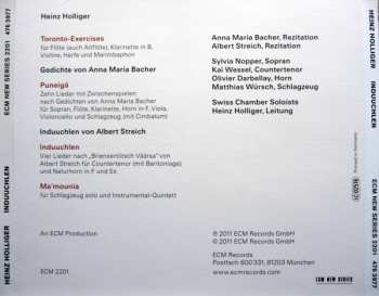 CD Heinz Holliger: Induuchlen
