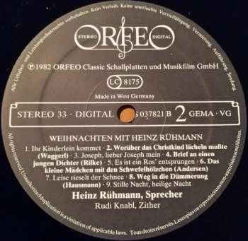 LP Heinz Rühmann: Weihnachten Mit Heinz Rühmann