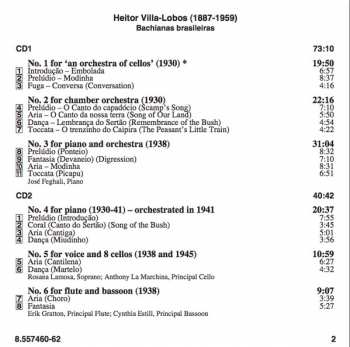 3CD Heitor Villa-Lobos: Bachianas Brasileiras (Complete)
