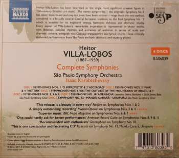 6CD/Doos Heitor Villa-Lobos: Complete Symphonies