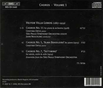 CD Heitor Villa-Lobos: Choros Nos 5 · 7 · 11 (Volume 1)