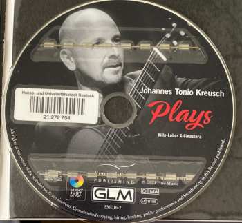 CD Heitor Villa-Lobos: Plays Villa-Lobos And Ginastera