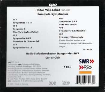 7CD/Doos Heitor Villa-Lobos: Complete Symphonies