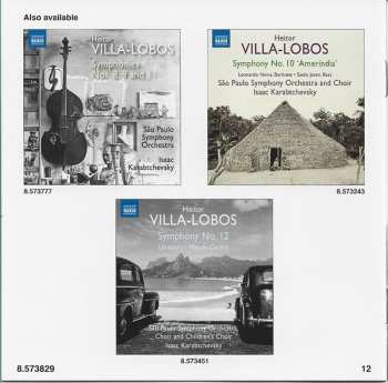 CD Heitor Villa-Lobos: Symphonies Nos. 1 And 2