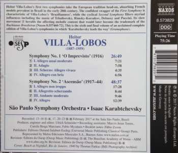 CD Heitor Villa-Lobos: Symphonies Nos. 1 And 2