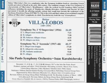 CD Heitor Villa-Lobos: Symphonies Nos. 1 And 2