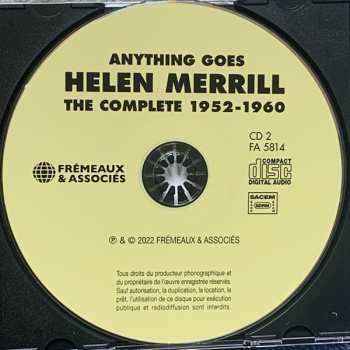 4CD/Doos Helen Merrill: Anything Goes (The Complete 1952-1960)