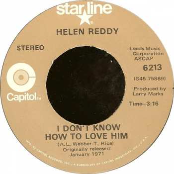 LP Helen Reddy: I Don't Know How To Love Him