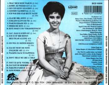 CD Helen Shapiro: Immer Die Boys