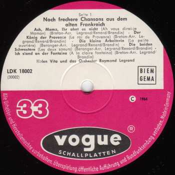 LP Helen Vita: Noch Frechere Chansons Aus Dem Alten Frankreich