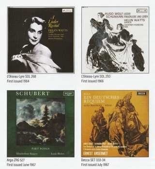 2CD Ernest Ansermet: Helen Watts – Lieder Recital