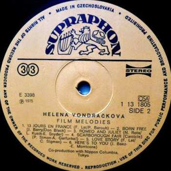 LP Helena Vondráčková: Film Melodies