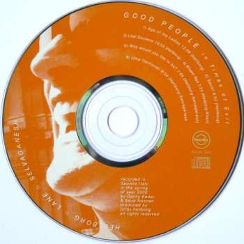 CD Jonas Hellborg: Good People In Times Of Evil