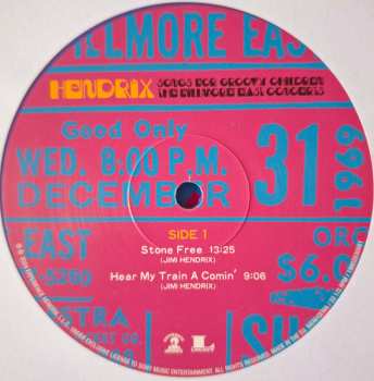 LP Jimi Hendrix: Songs For Groovy Children (The Fillmore East Concerts Highlights)  CLR | LTD