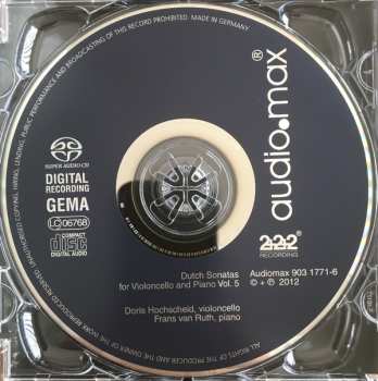 SACD Henk Badings: Dutch Cello Sonatas Vol. 5