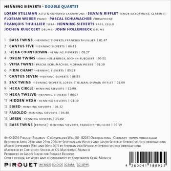 CD Henning Sieverts: Double Quartet