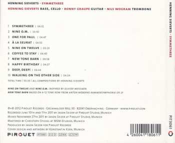 CD Henning Sieverts: Symmethree