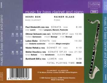 CD Rainer Maria Klaas: Music For Bass Clarinet And Piano
