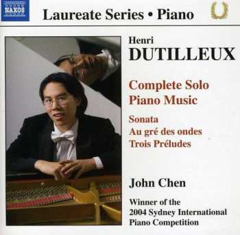 CD Henri Dutilleux: Complete Solo Piano Music