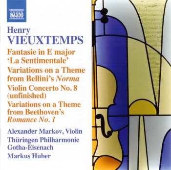 Album Henri Vieuxtemps: Fantasie In E 'La Sentimentale'