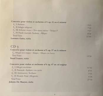 3CD/Doos Henri Vieuxtemps: Complete Violin Concertos