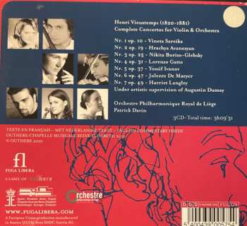 3CD/Doos Henri Vieuxtemps: Complete Violin Concertos