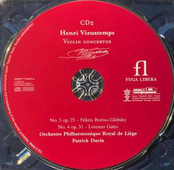 3CD/Doos Henri Vieuxtemps: Complete Violin Concertos
