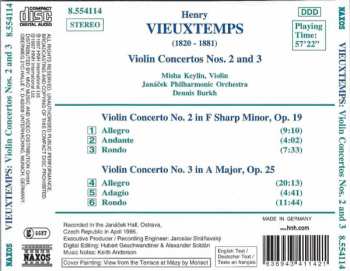 CD Henri Vieuxtemps: Violin Concertos Nos. 2 And 3