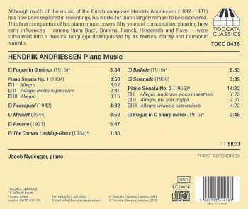 CD Henrik Andriessen: Piano Music