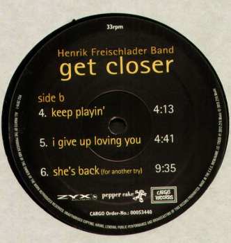 2LP Henrik Freischlader Band: Get Closer