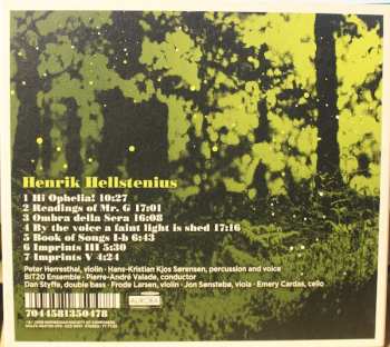 CD Henrik Hellstenius: Readings Of Mr. G